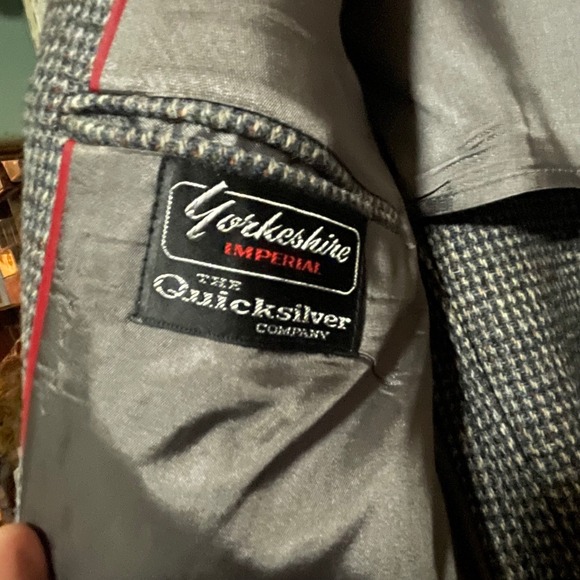 Mens Yorkshire Imperial Quiksilver Tweed Harris Tweed Wool Blazer Jacket 42 Reg - Picture 4 of 11